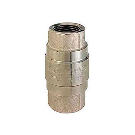 STRATAFLO PRODUCTS INC. 1/2" FNPT Nickel-Plated Brass Check Valve with Stainless Steel Poppet 2400-050